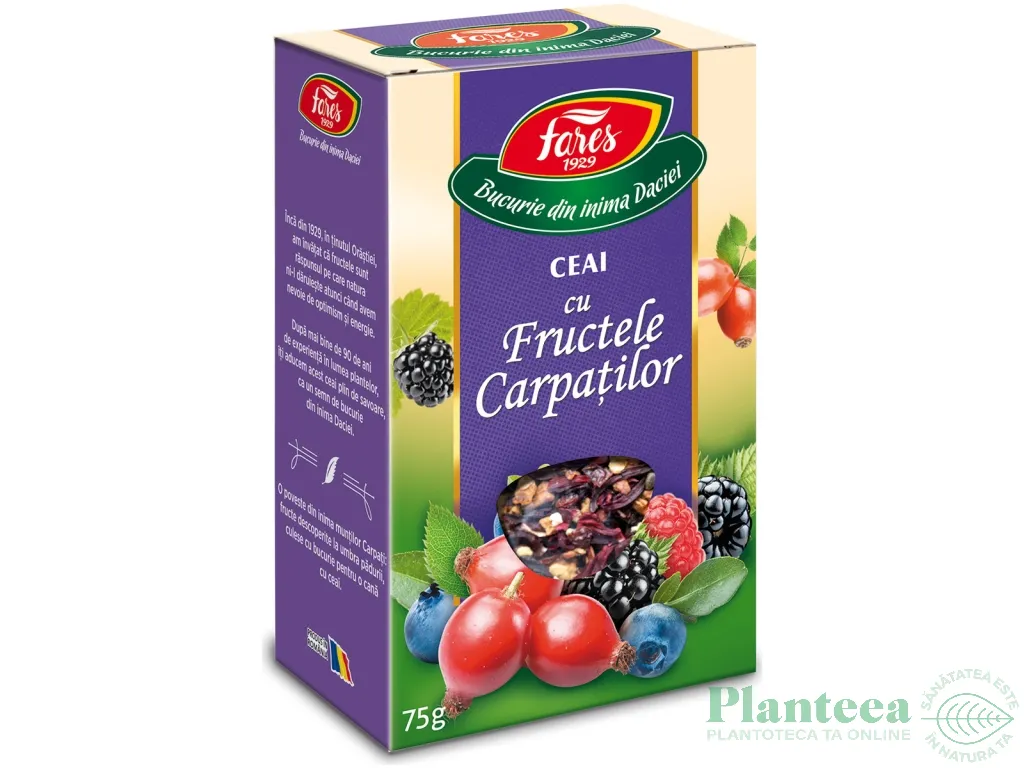 Ceai fructele Carpatilor 75g - FARES