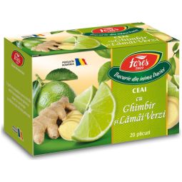 Ceai cu ghimbir lamai verzi 20dz - FARES