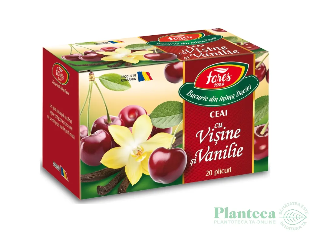 Ceai cu visine vanilie 20dz - FARES