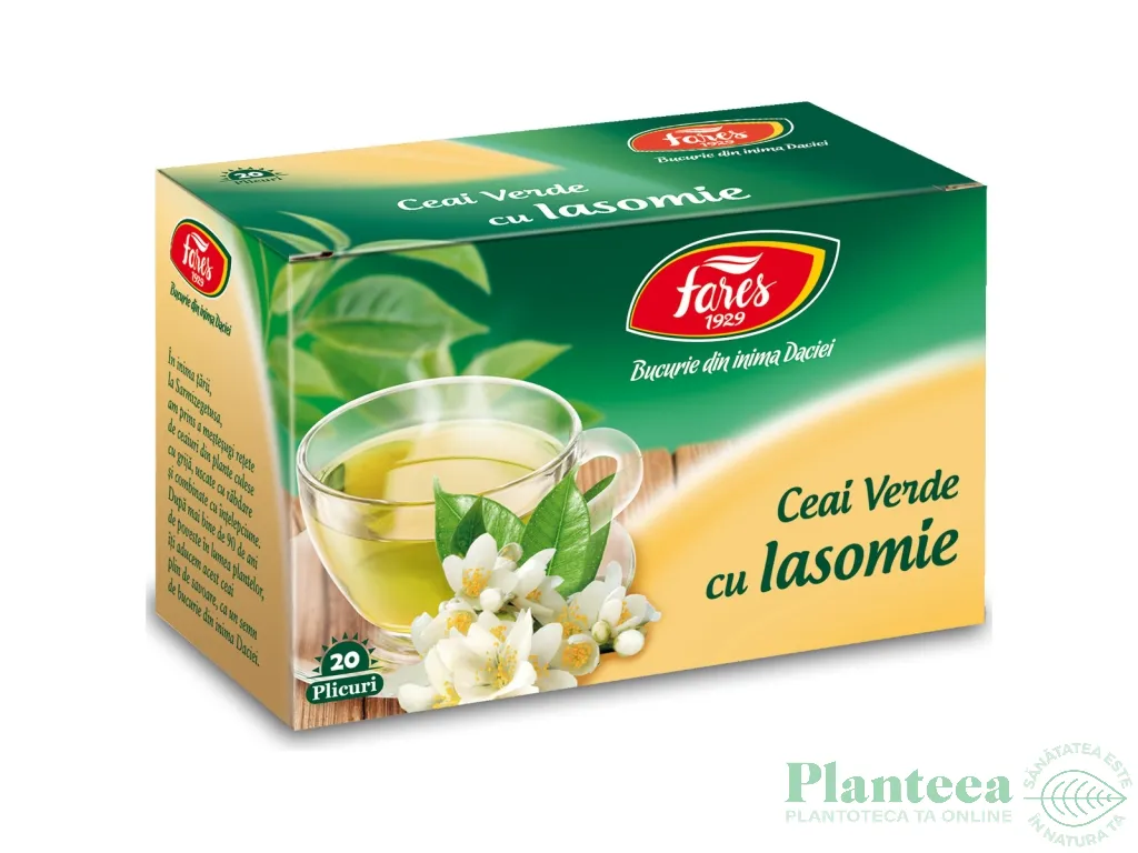 Ceai verde iasomie 20dz - FARES