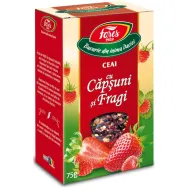 Ceai cu capsuni fragi 75g - FARES