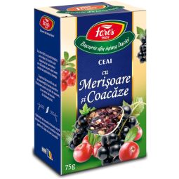 Ceai cu merisoare coacaze 75g - FARES