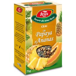 Ceai cu papaya ananas 75g - FARES