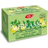 Ceai natural Mireasma busuioc lamaie 20dz - FARES