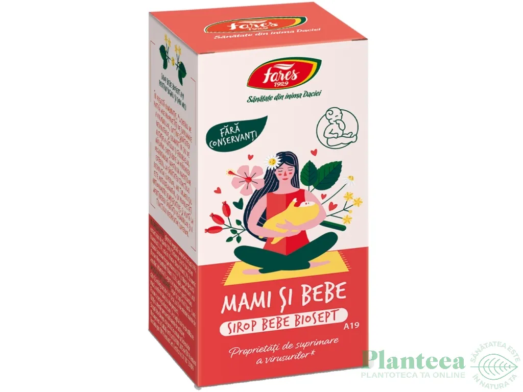 Sirop Biosept fructoza Mami&Bebe 100ml - FARES