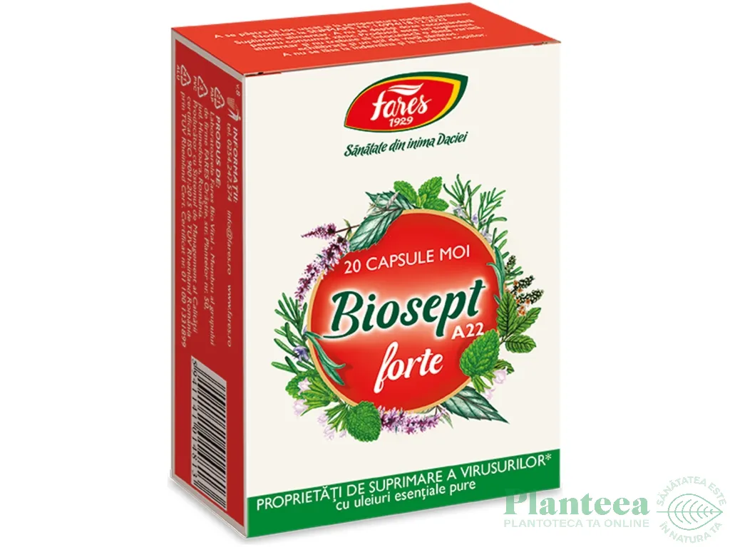 Biosept uleiuri esentiale Forte 20cps - FARES