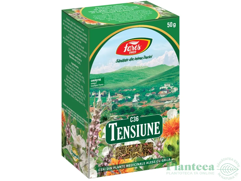 Ceai tensiune [hipertensiune] 50g - FARES