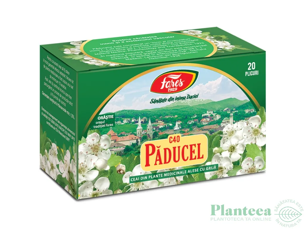 Ceai paducel flori frunze 20dz - FARES