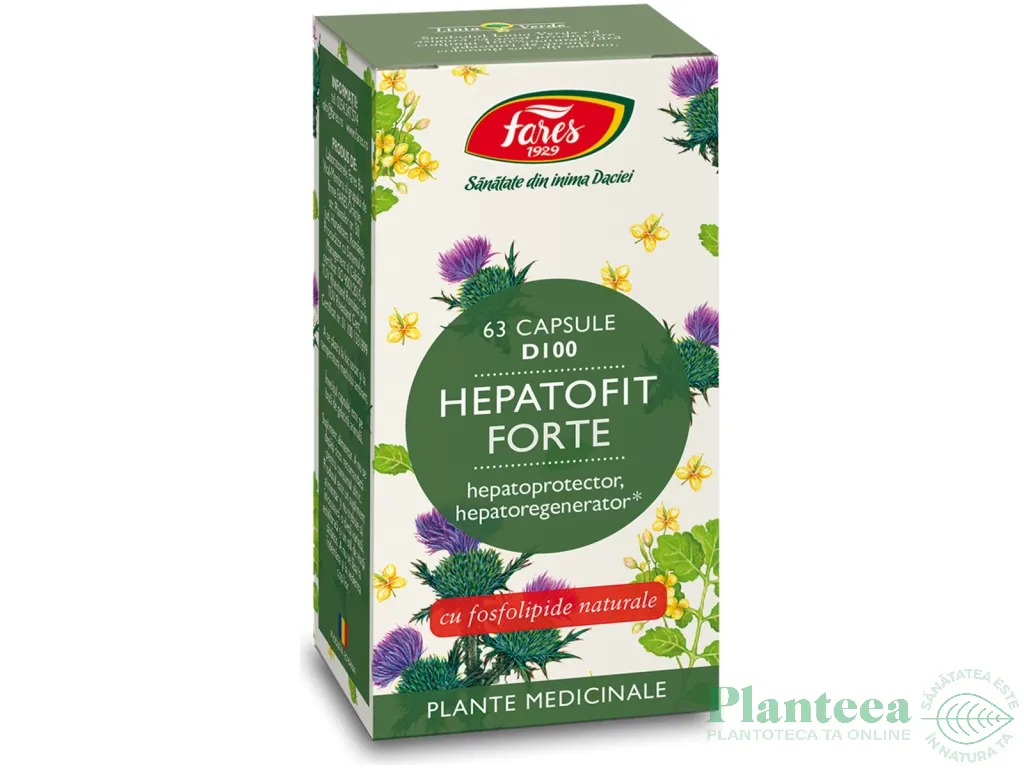 Hepatofit forte 63cps - FARES