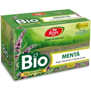 Ceai menta bio anvelopa 20dz - FARES