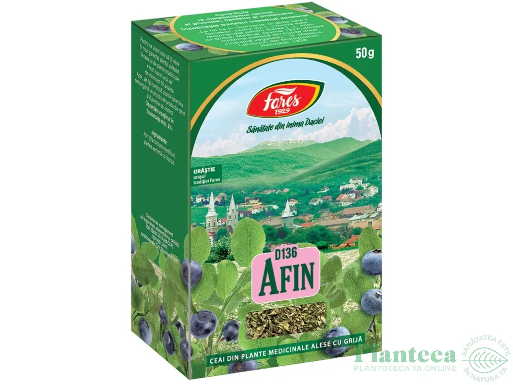 Ceai afin frunze 50g - FARES