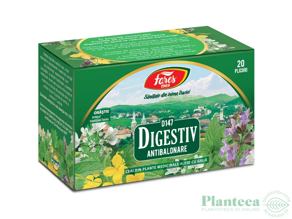 Ceai digestiv [antibalonare] 20dz - FARES