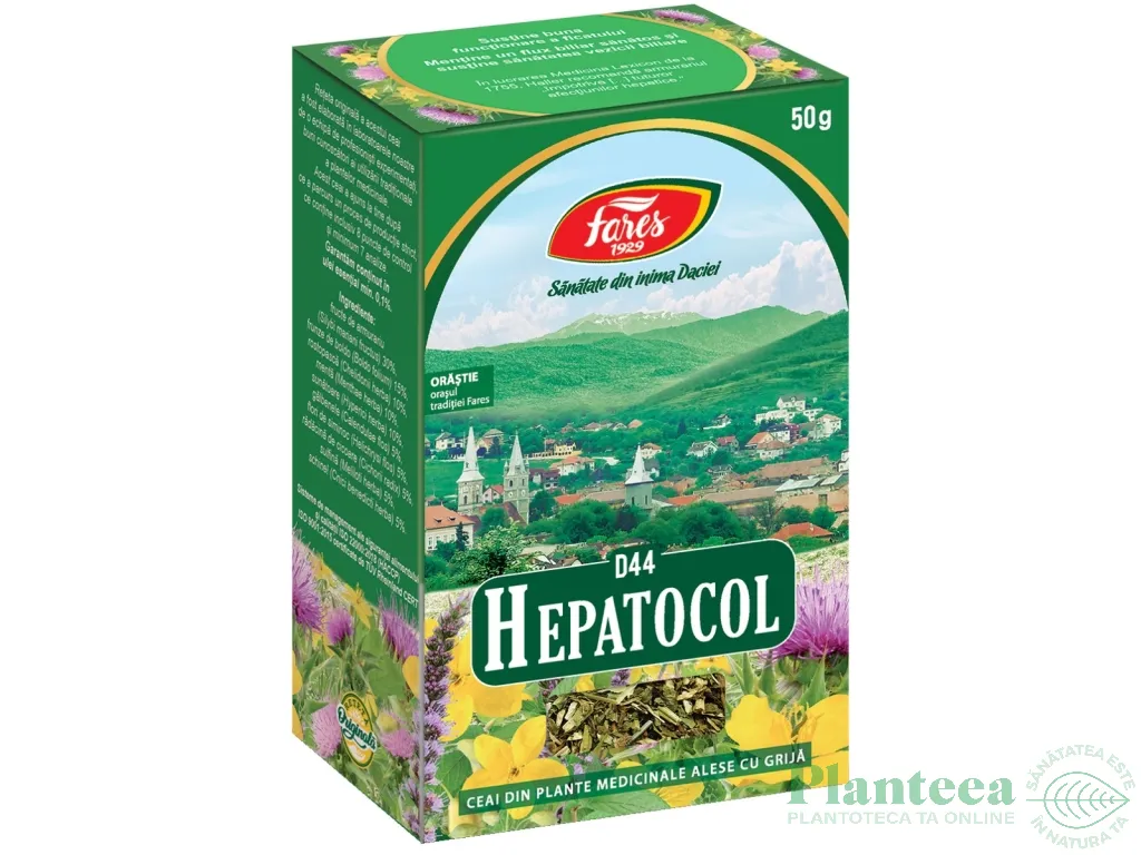 Ceai hepatocol 50g - FARES