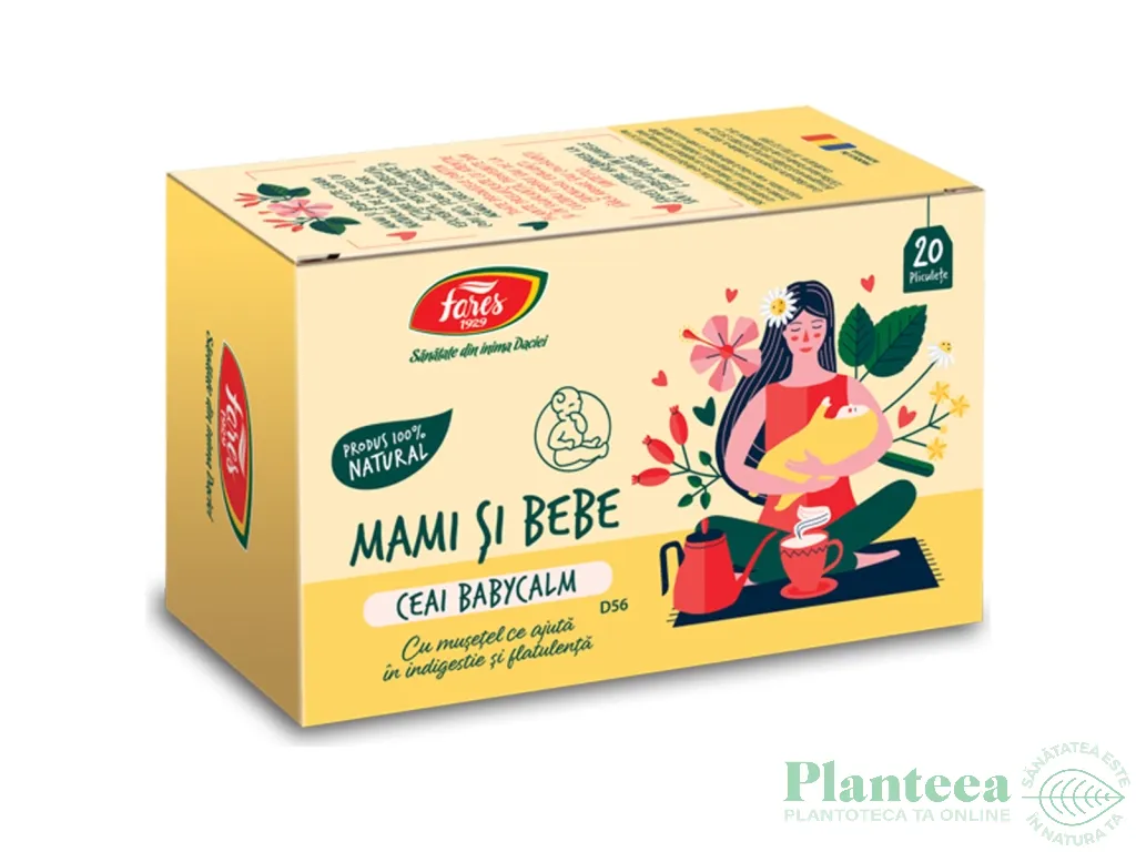 Ceai BabyCalm Mami si Bebe 20dz - FARES