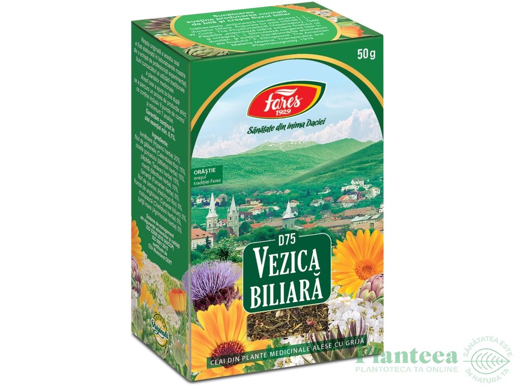 Ceai vezica biliara 50g - FARES