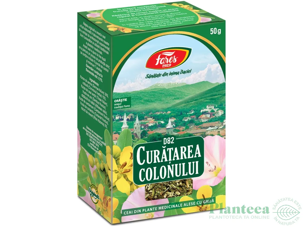 Ceai curatare colon 50g - FARES