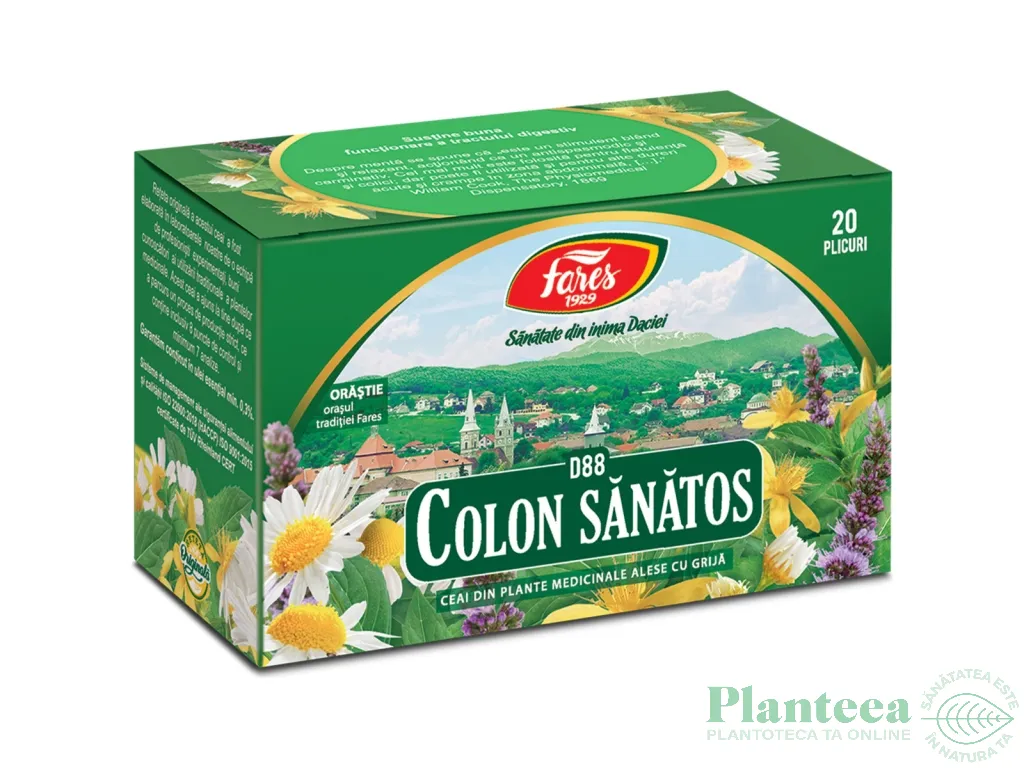 Ceai colon sanatos 20dz - FARES