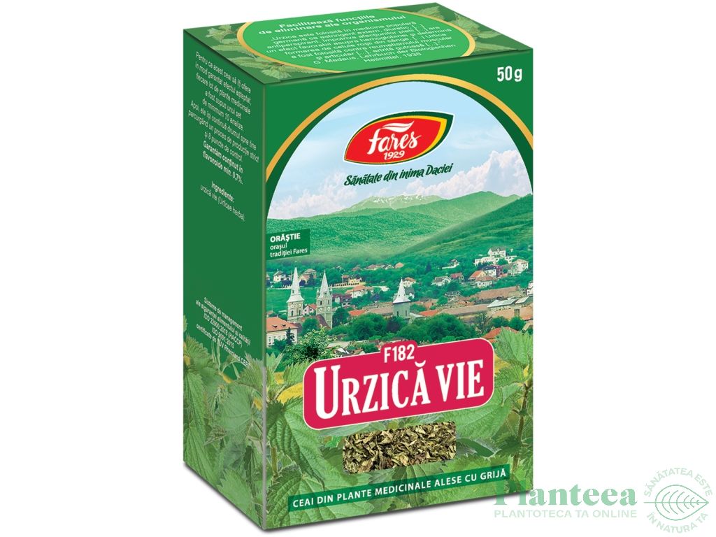 Ceai urzica vie iarba 50g - FARES