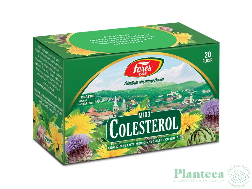 Ceai colesterol 20dz - FARES
