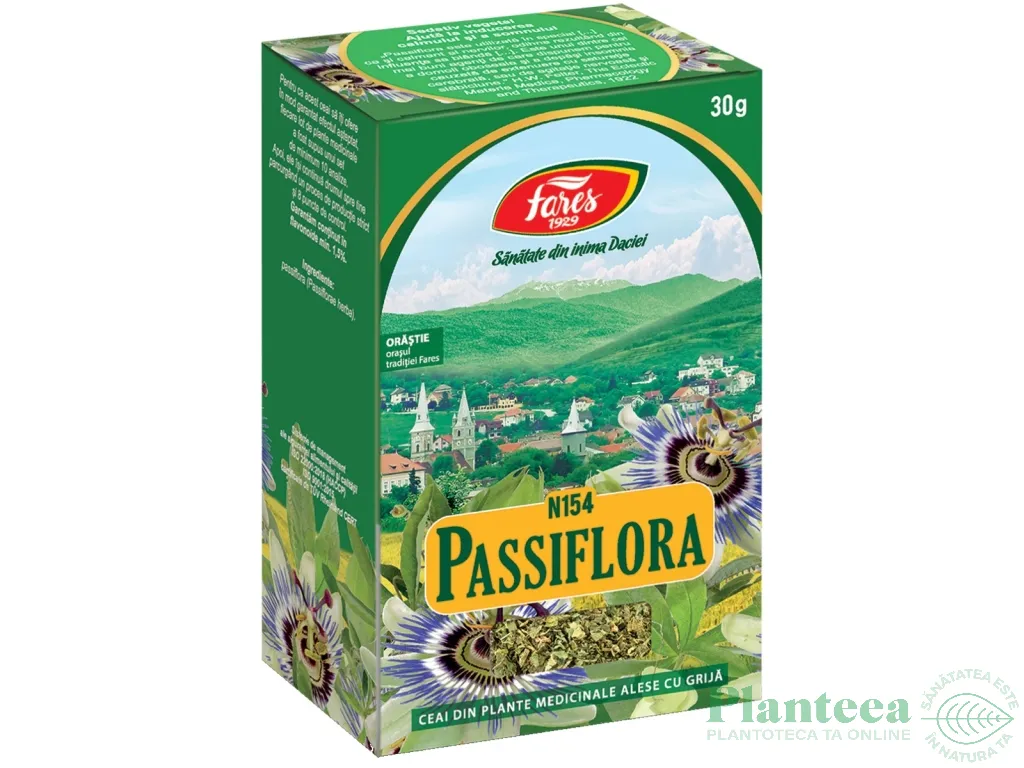 Ceai passiflora 30g - FARES