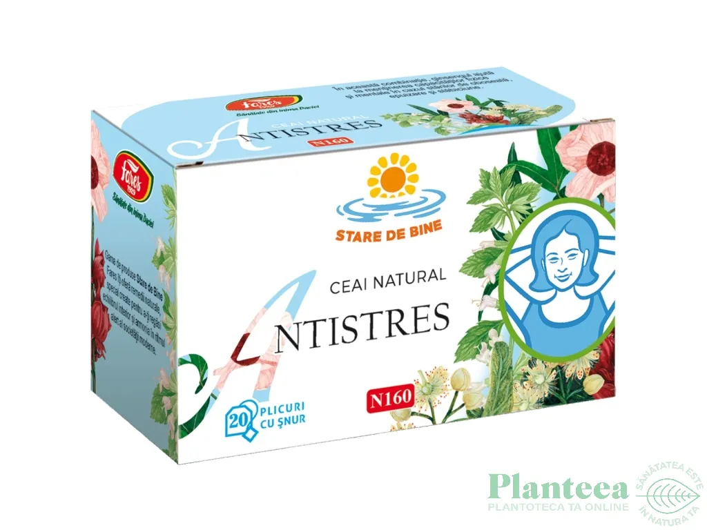 Ceai natural Antistres 20dz - FARES