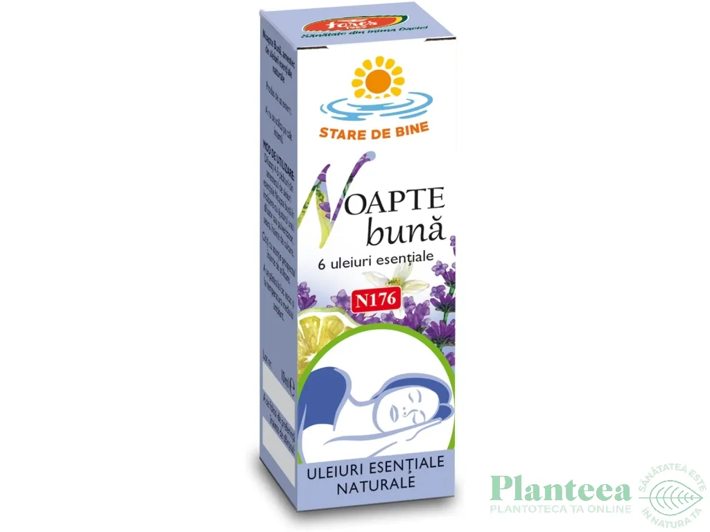 Solutie uleiuri esentiale Noapte buna 10ml - FARES
