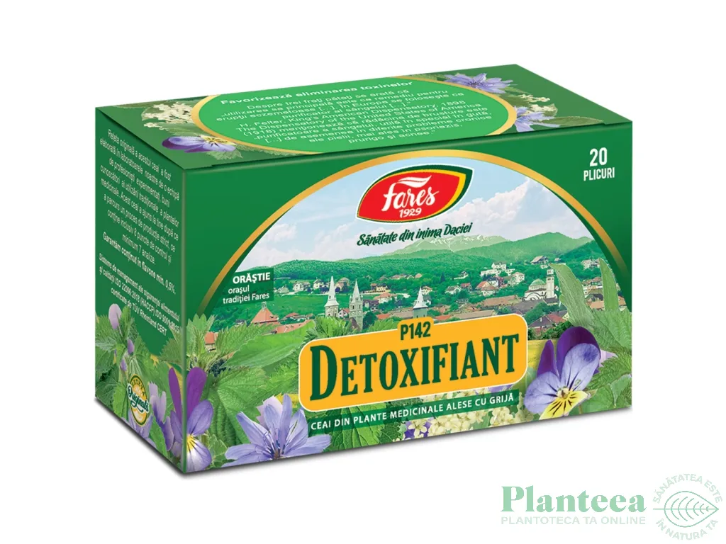 Ceai detoxifiant [purificarea organismului] 20dz - FARES