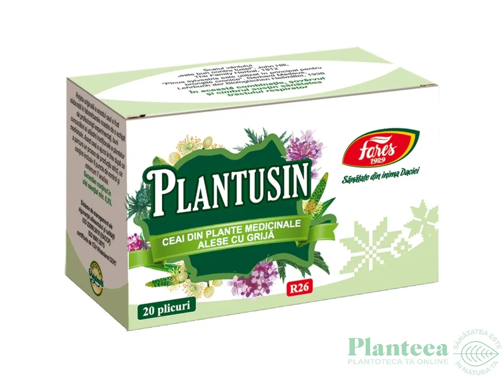 Ceai Plantusin [AntiBronsitic] 20dz - FARES