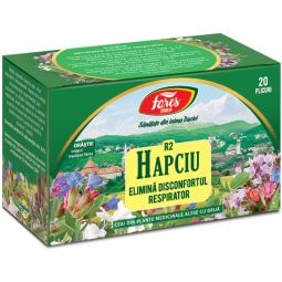 Ceai Hapciu elimina disconfortul respirator 20dz - FARES