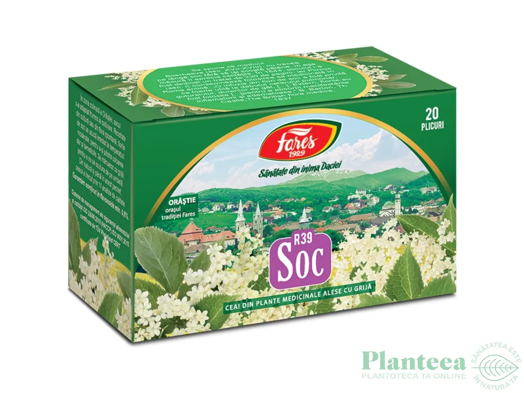 Ceai soc flori 20dz - FARES