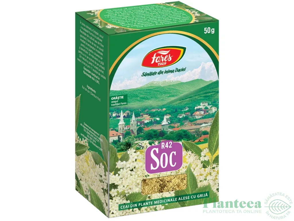 Ceai soc flori 50g - FARES