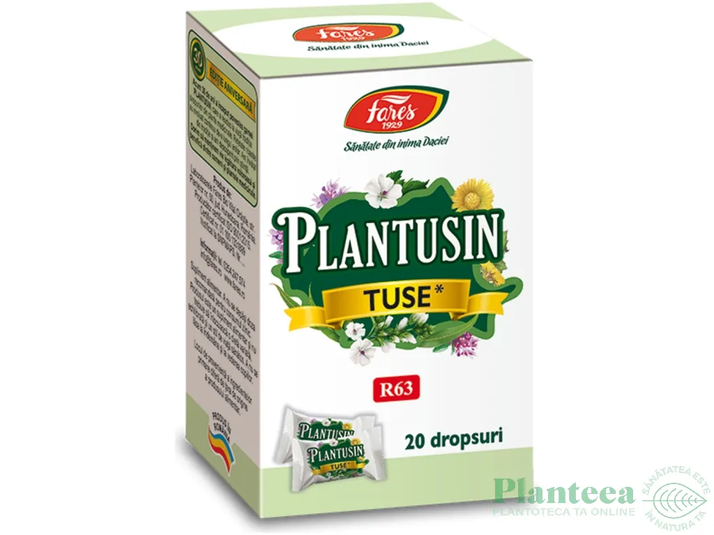 Plantusin dropsuri Tuse 20cp - FARES