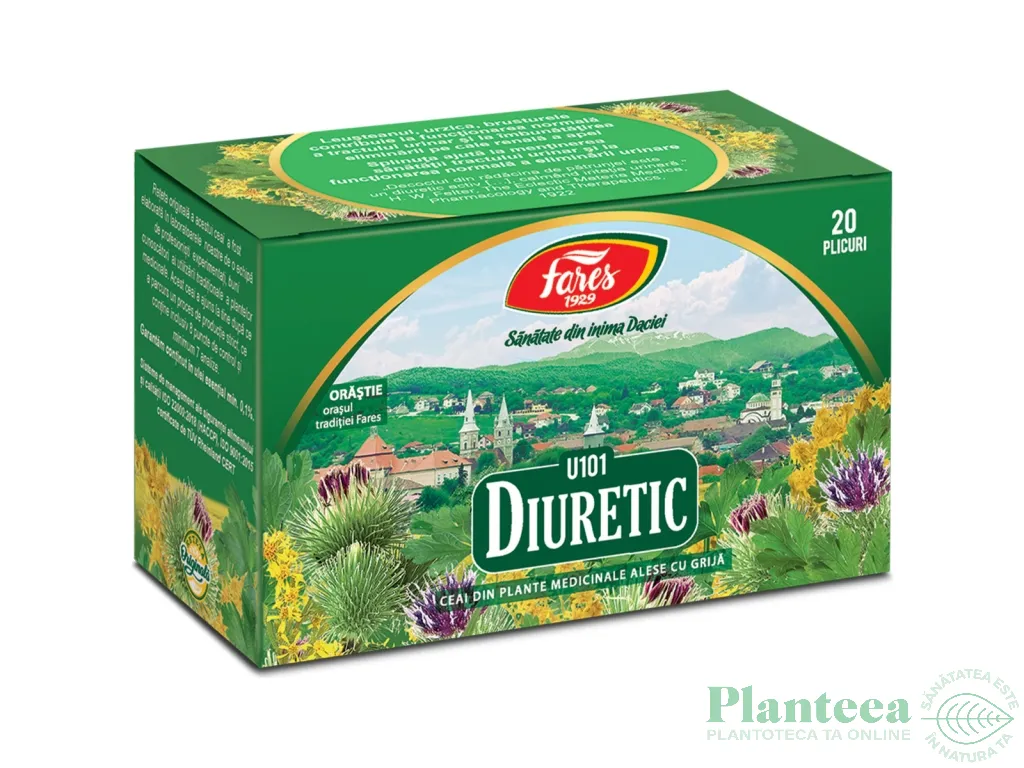 Ceai diuretic 20dz - FARES