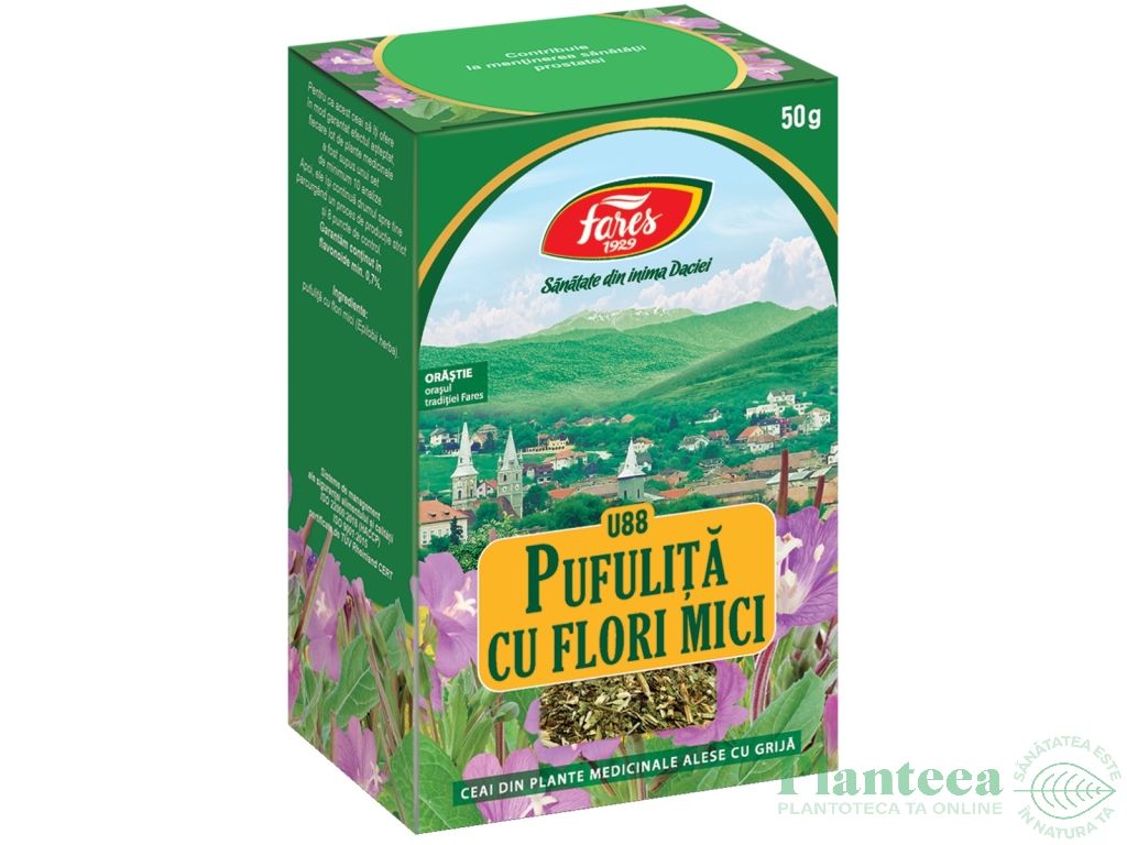 Ceai pufulita flori mici 50g - FARES