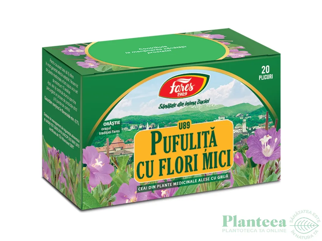 Ceai pufulita flori mici 20dz - FARES
