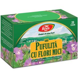 Ceai pufulita flori mici 20dz - FARES