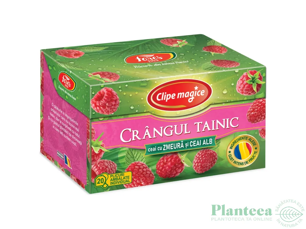 Ceai alb zmeura Crangul Tainic 20dz - FARES