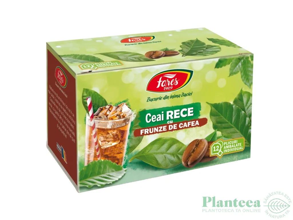 Ceai rece frunze cafea 12dz - FARES
