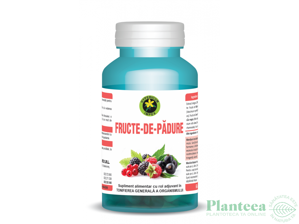Fructe padure 60cps - HYPERICUM PLANT