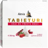 Ceai tabieturi fructe rosii 12dz - ALEVIA