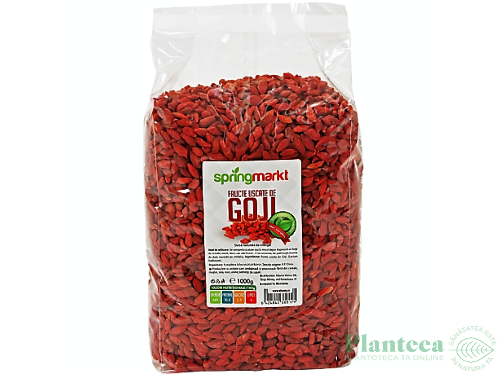 Goji fructe uscate 1kg - SPRINGMARKT