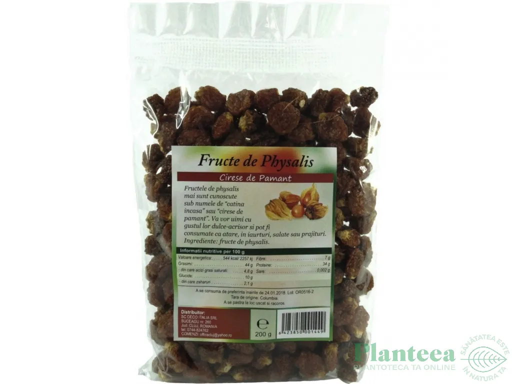 Physalis fructe uscate 200g - DECO ITALIA