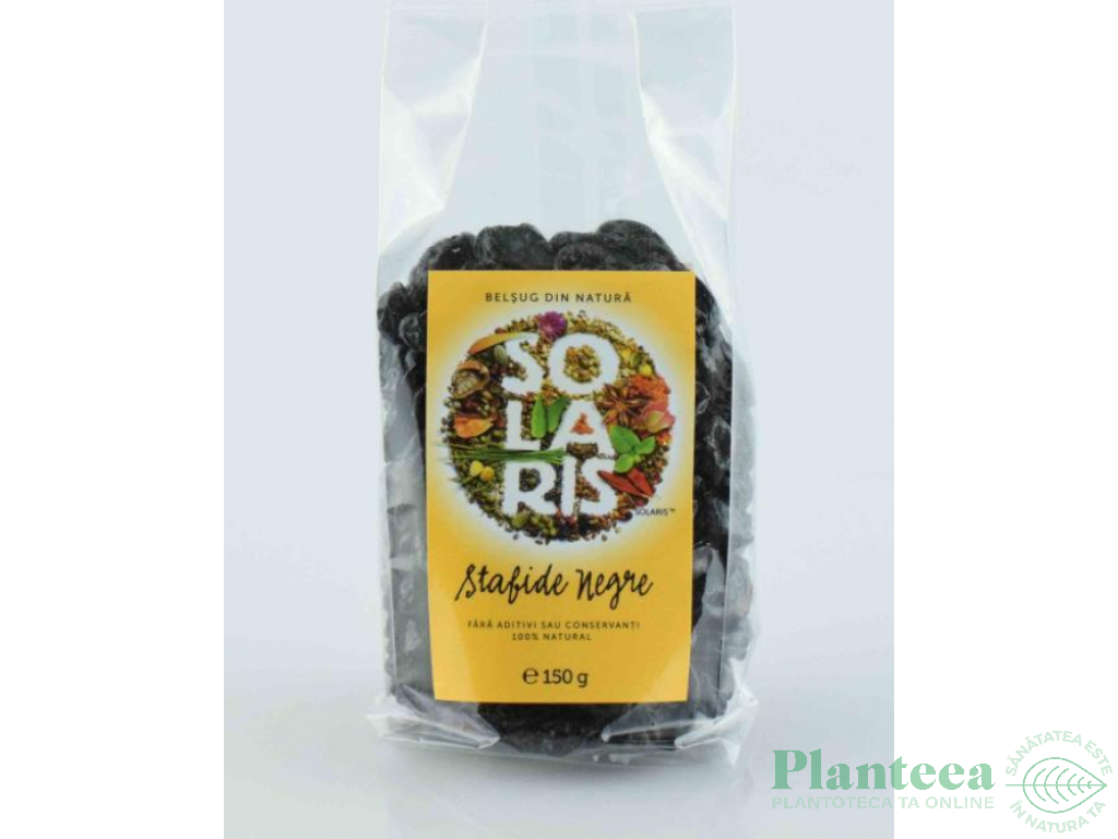 Stafide negre 150g - SOLARIS