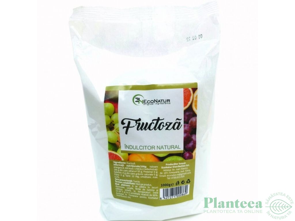 Fructoza cristalizata 1kg - ECONATUR