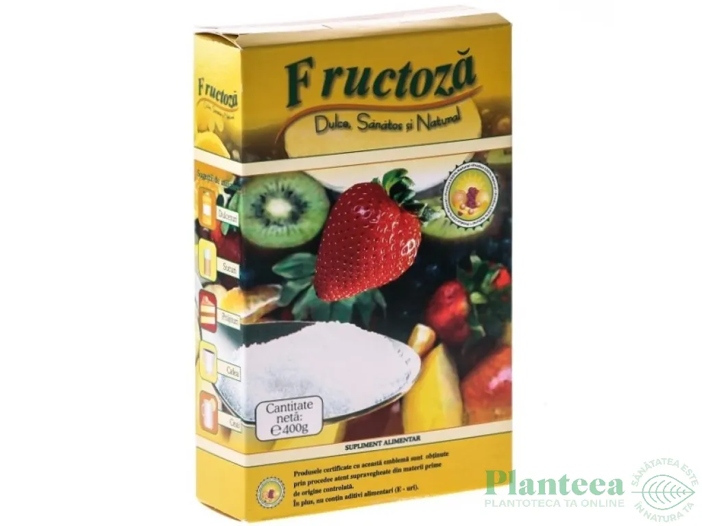 Fructoza cristalizata 400g - HIPOCRATE