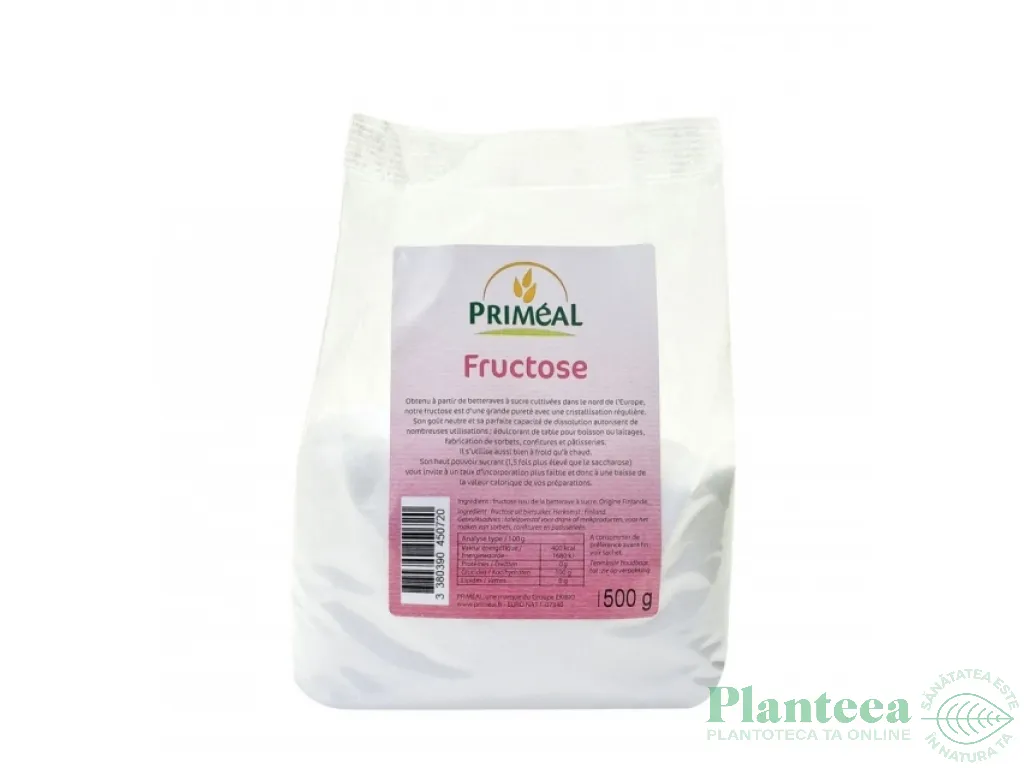 Fructoza cristalizata bio 500g - PRIMEAL