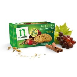 Biscuiti ovaz integral fructe condimente 200g - NAIRN`S