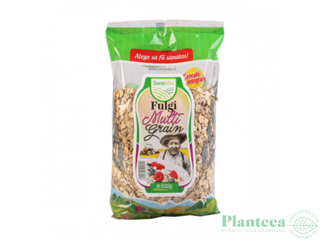 Fulgi cereale integrale 500g - SANOVITA