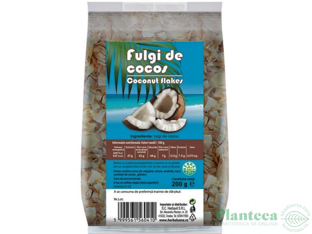 Cocos fulgi 200g - HERBAL SANA