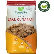 Fulgi grau cu tarate 300g - SANOVITA
